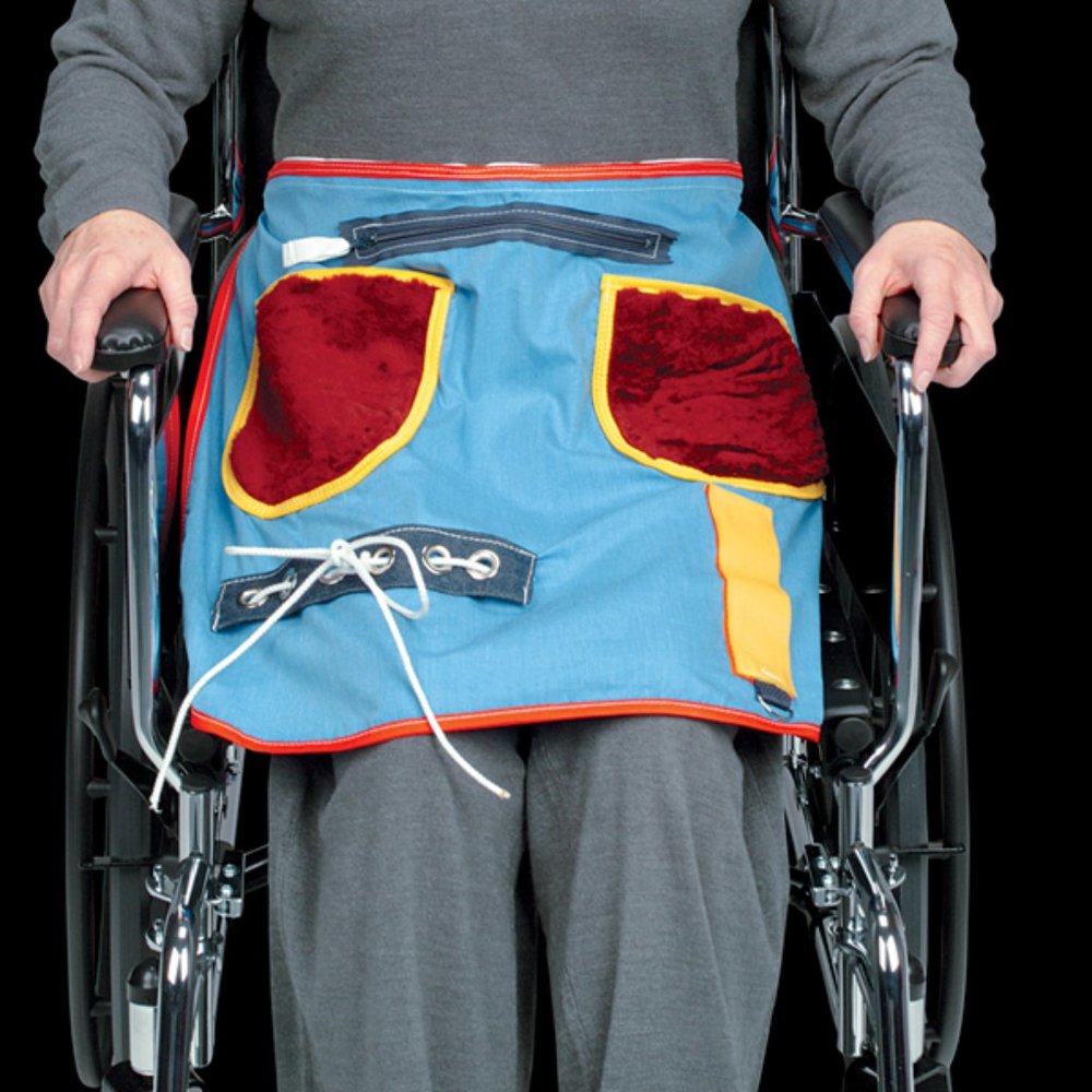 Occupational Therapy Activity Apron Adults Tactile Skills manipulate Tie Zip